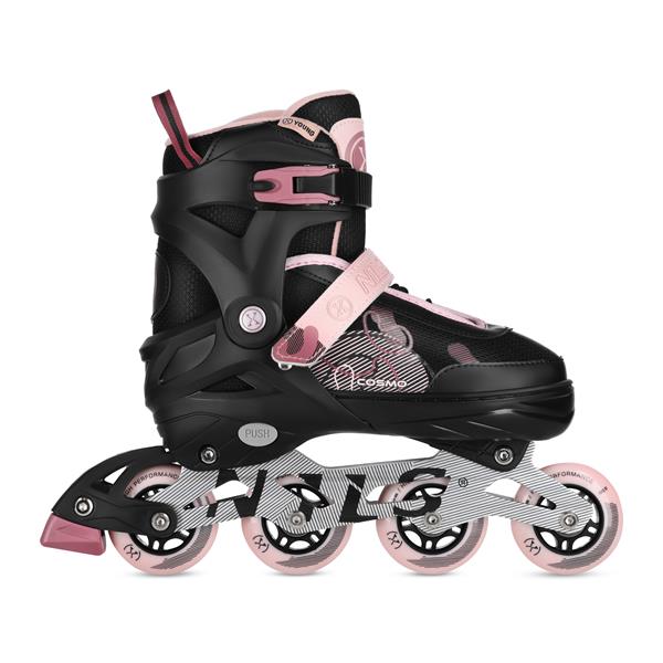 Kolečkové brusle NILS Extreme NA13808 růžové 2