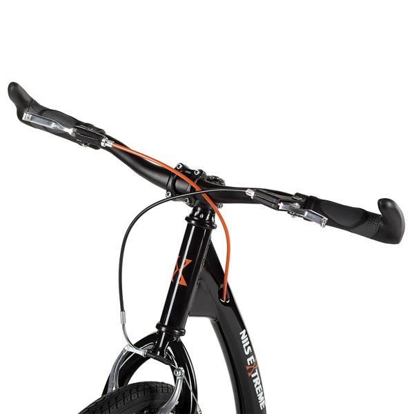 Koloběžka NILS Extreme WHS261 černá s pumpovanými koly 26/20