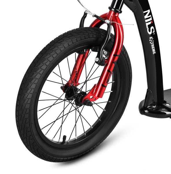 Koloběžka NILS Extreme WH10612 s pumpovanými koly 16/12