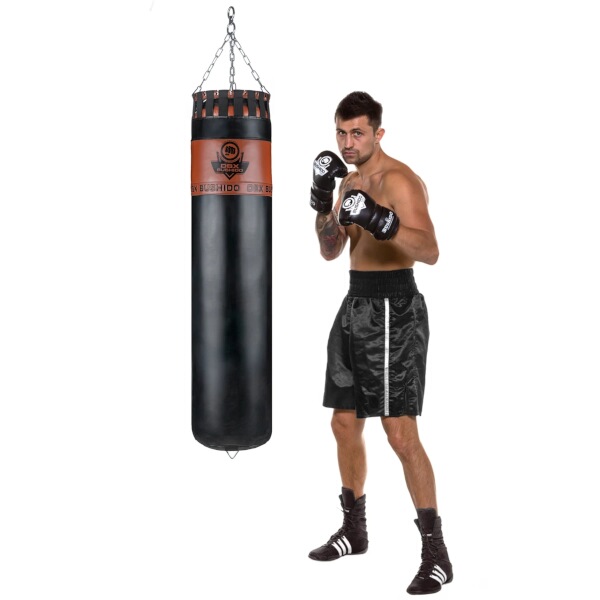 Profesionální kožený boxovací pytel DBX BUSHIDO Sovereign 130/35cm 30kg 7