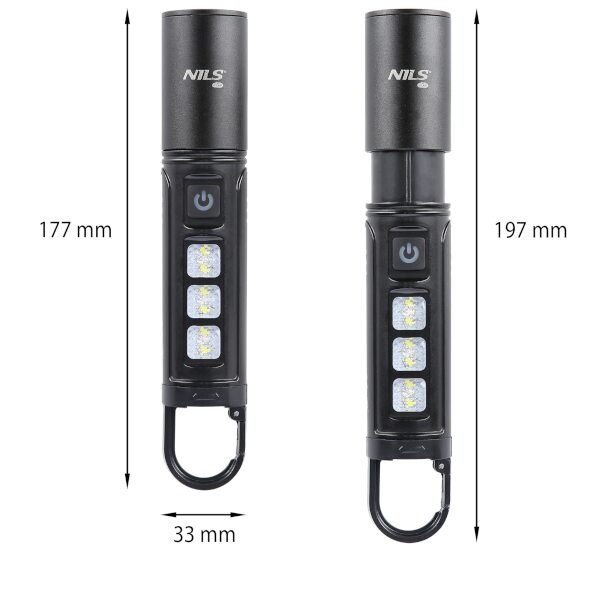 Multifunkční LED svítilna NILS Camp NC0003 800 lm 5