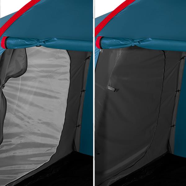 Rodinný stan NILS Camp NC6431 Highland IV modrý/světle šedý 8