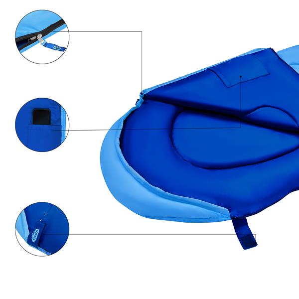 Spací pytel NILS Camp NC2007 Junior modrý 3