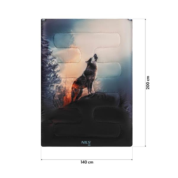 Spací pytel NILS Camp NC3601 Wolf 3v1 4