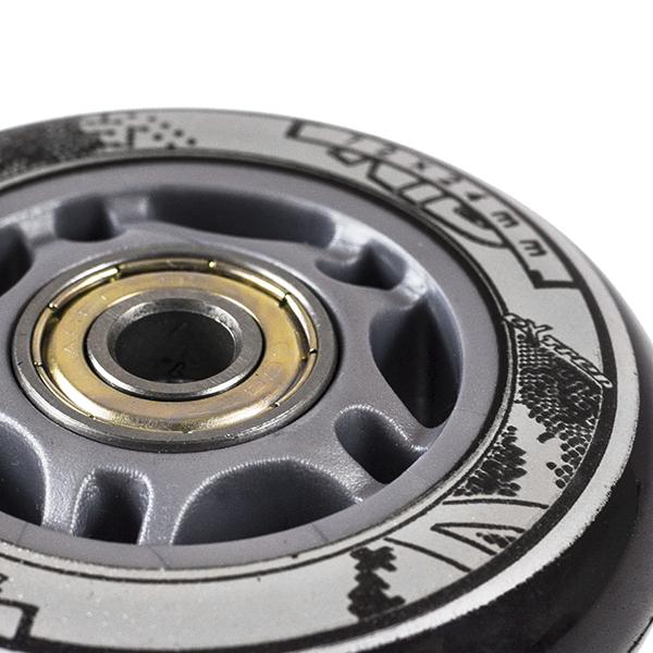 Sestava černých PU koleček 64x24 + ložiska ABEC9 NILS EXTREME 3