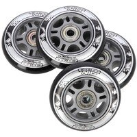 Sestava černých PU koleček 80x24 + ložiska ABEC9 NILS EXTREME Sestava černých PU koleček 80x24 + ložiska ABEC9 NILS EXTREME