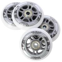 Sestava bílých PU koleček 76x24 + ložiska ABEC7 NILS EXTREME Sestava bílých PU koleček 76x24 + ložiska ABEC7 NILS EXTREME