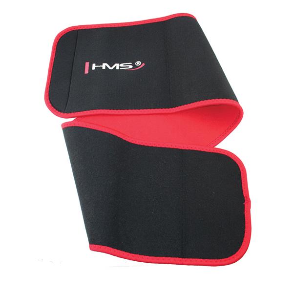 Sada masážní hula hoop HMS HHM15 černá se závažím, magnety a počítadlem a zeštíhlujícího pásu BR163 8