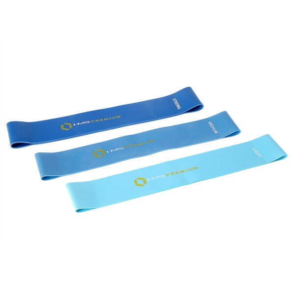 Sada fitness gum HMS Premium GU04 PRO II Set 7