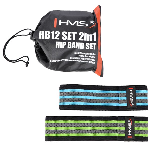 Sada odporových gum Hip band HMS HB12 2v1 3