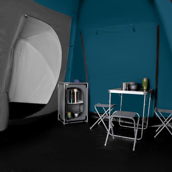 Rodinný stan NILS Camp NC6031 Highland modrý/světle šedý 13