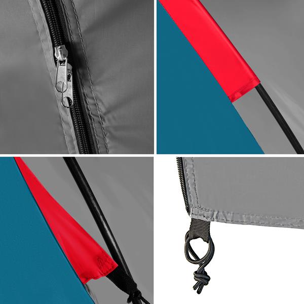 Rodinný stan NILS Camp NC6031 Highland modrý/světle šedý 10