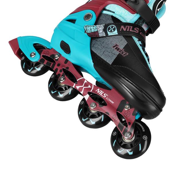 Kolečkové brusle NILS Extreme NA13810 modré 5