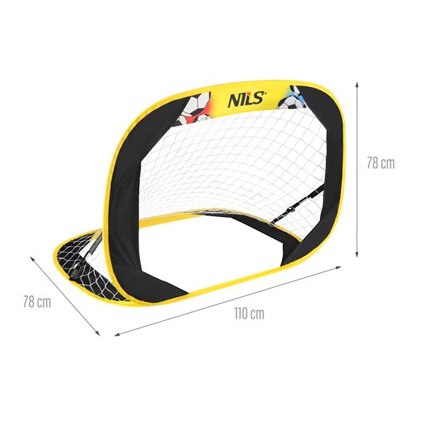 Samorozkládací fotbalová branka NILS BR2415 5