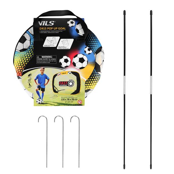 Samorozkládací fotbalová branka NILS BR2415 6