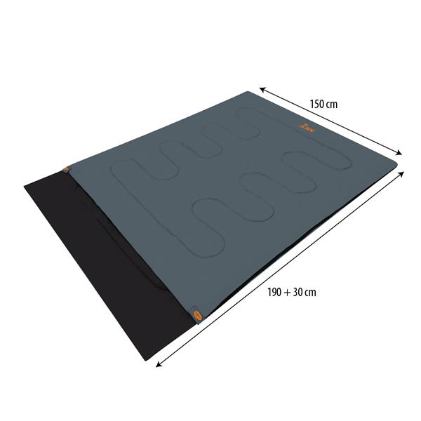 Dvouosobový spací pytel NILS Camp NC2001 šedý 5