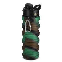 Skládací silikonová láhev NILS Camp NC4106 500ml zelená