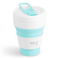 Skládací silikonový hrnek NILS Camp NC4103 355ml mátový