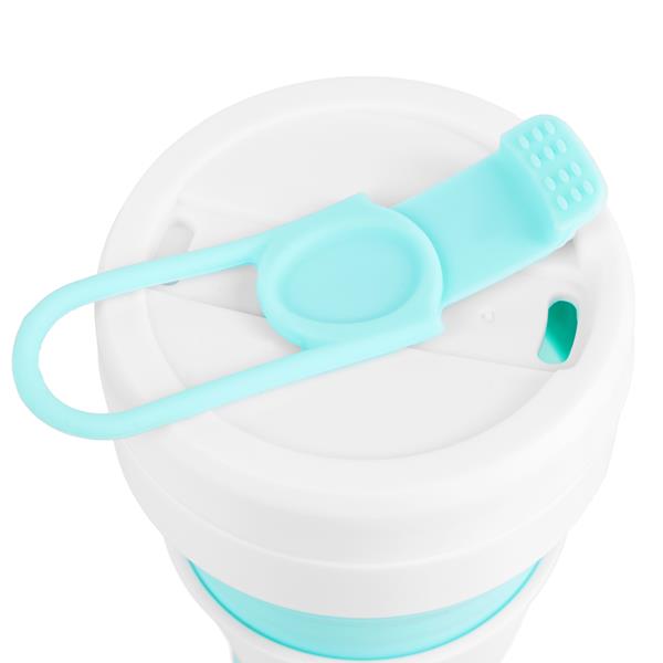 Skládací silikonový hrnek NILS Camp NC4103 355ml mátový 6