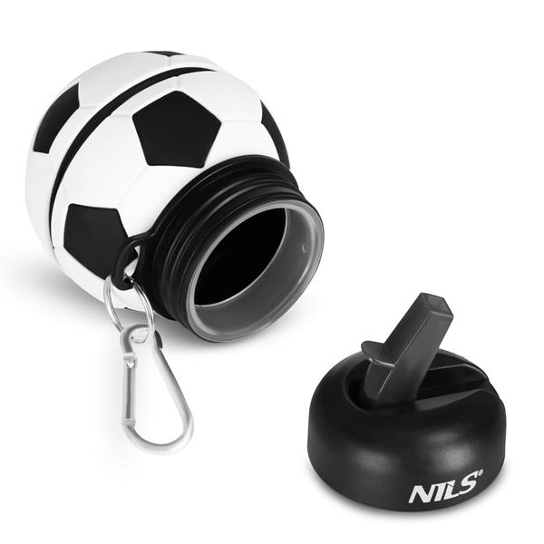 Skládací silikonová láhev NILS Camp NC4104 550ml fotbal 8