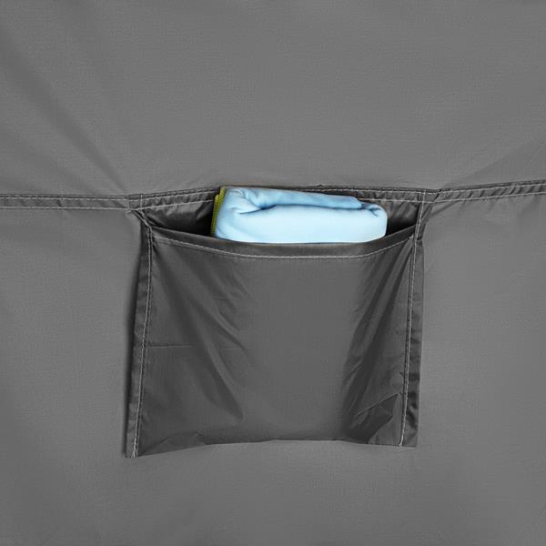 Skládací převlékací / sprchovací kabina NILS Camp NC3025 šedá 11