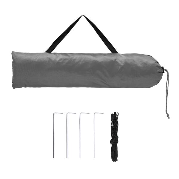 Skládací převlékací / sprchovací kabina NILS Camp NC3025 šedá 13