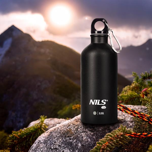 Nerezová turistická láhev NILS Camp NC3801 černá 500 ml 3