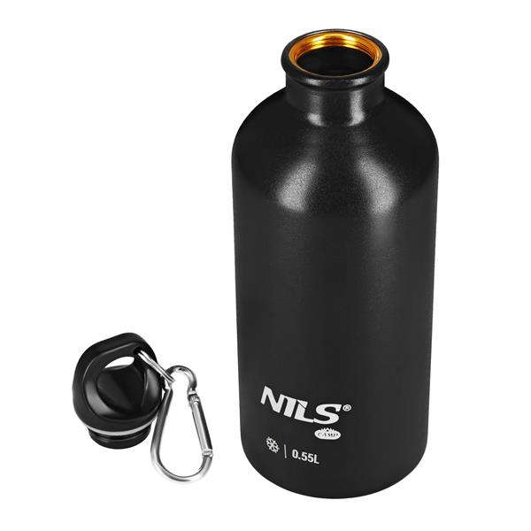Nerezová turistická láhev NILS Camp NC3801 černá 500 ml 4