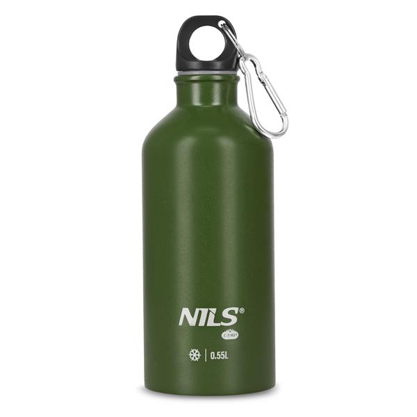 Nerezová turistická láhev NILS Camp NC3801 zelená 500 ml