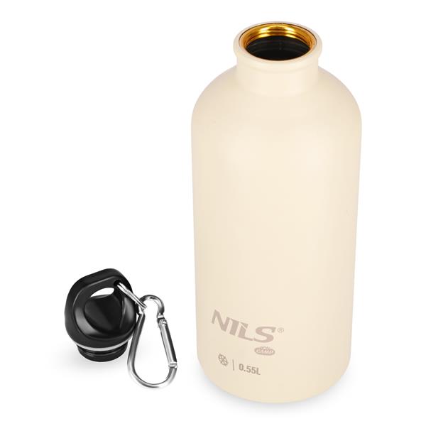 Nerezová turistická láhev NILS Camp NC3801 béžová 500 ml 4