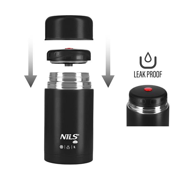 Termoska na jídlo NILS Camp NC3802 černá 1000 ml 8