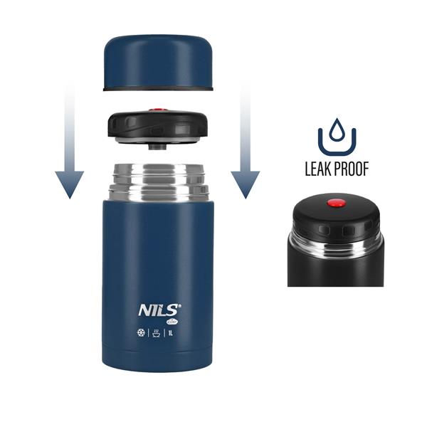 Termoska na jídlo NILS Camp NC3802 modrá 1000 ml 8