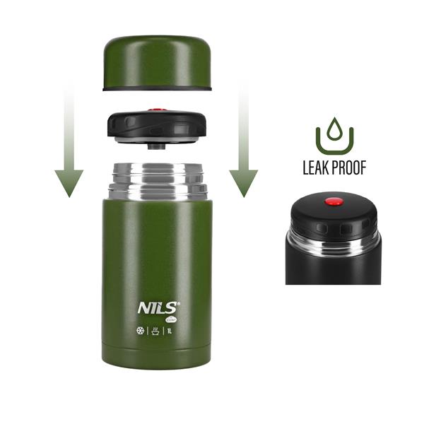 Termoska na jídlo NILS Camp NC3802 zelená 1000 ml 8