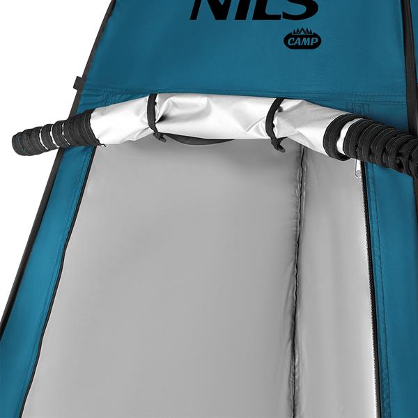 Skládací převlékací/sprchovací kabina NILS Camp NC1706 tyrkysová 12