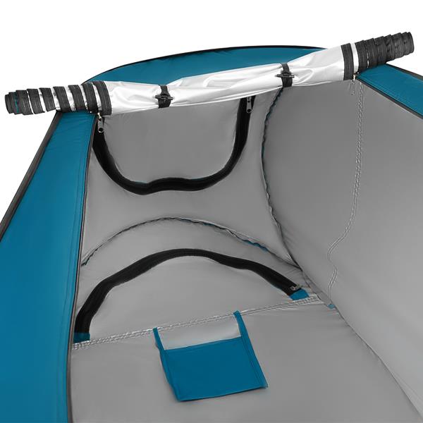 Skládací převlékací/sprchovací kabina NILS Camp NC1706 tyrkysová 14