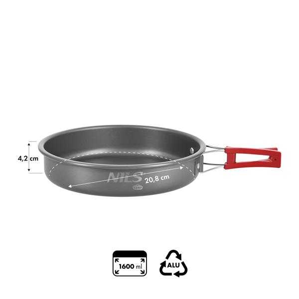 Kempingová pánev NILS Camp NC17116 1,6L 3