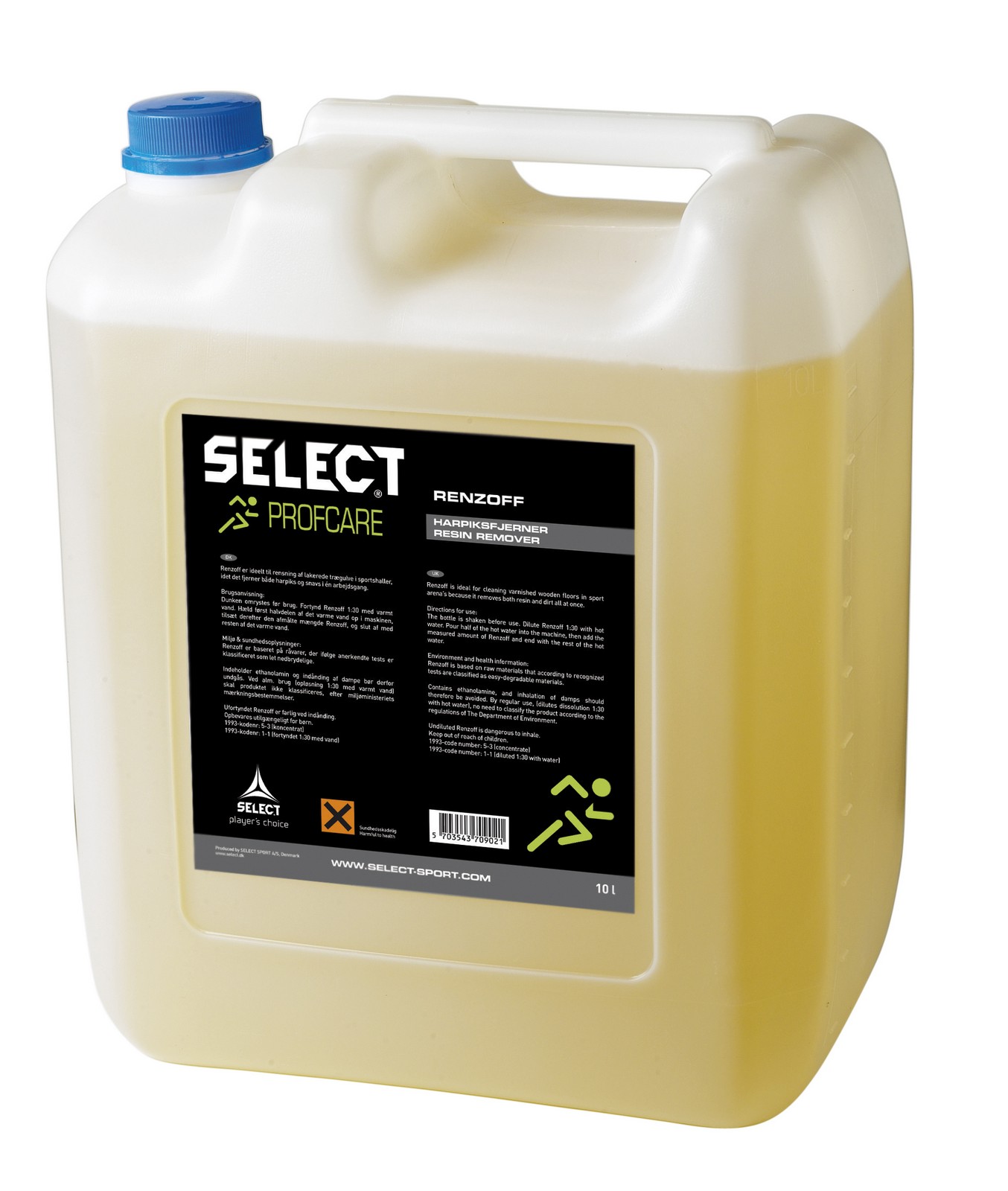 Odstraňovač lepidla Select Renzoff floor cleaner 10 l - transparentní