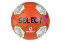 Házenkářský míč Select HB Ultimate EHF Euro Women oranžovo bílá Velikost míče: 2