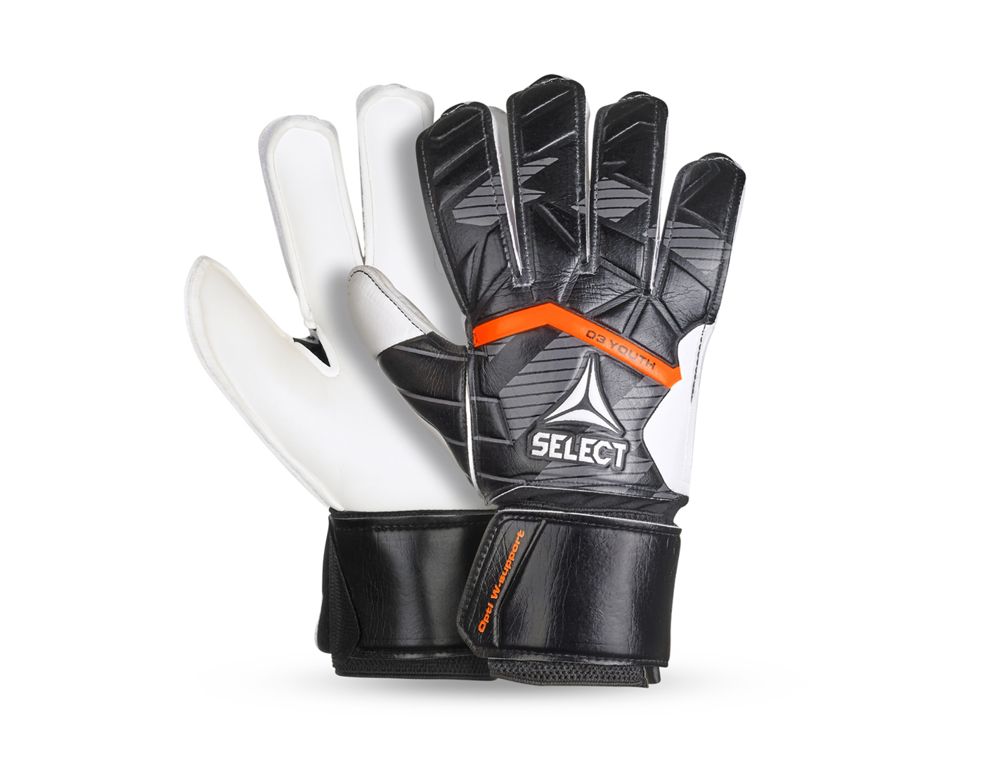 Brankářské rukavice Select GK 03 Youth černo bílá - velikost: 7