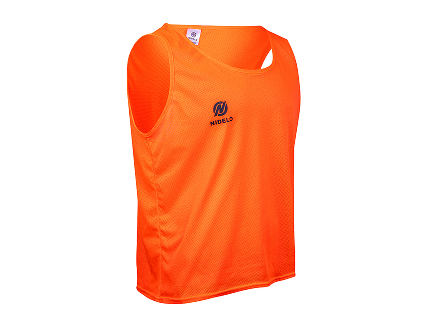 Rozlišovací dres NIDELO Bib Optimal oranžová - velikost: JUNIOR