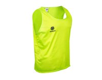 Rozlišovací dres NIDELO Bib Optimal zeleno žlutá - velikost: SENIOR