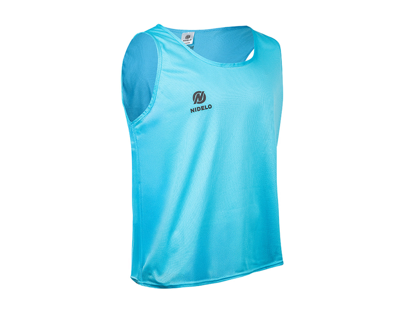Rozlišovací dres NIDELO Bib Optimal světle modrá - velikost: KIDS