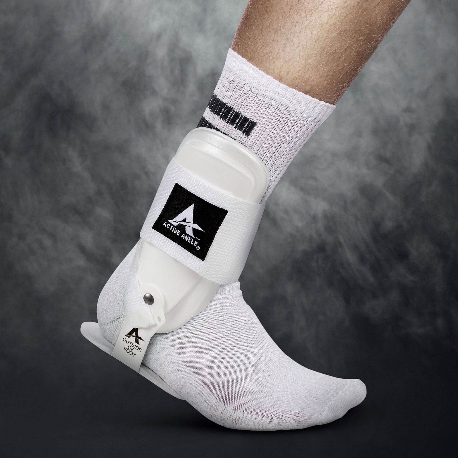 Bandáž kotníku Select Active ankle T-2 bílá - velikost: S