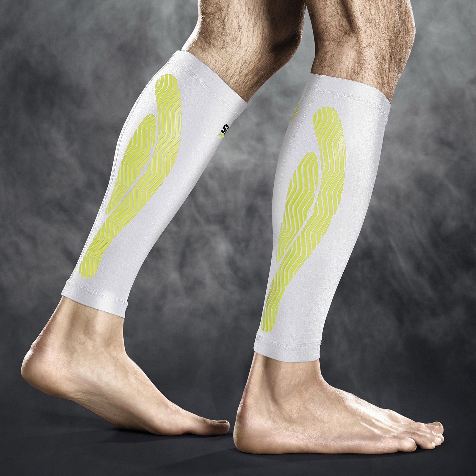 Bandáž lýtka Select Compression Calf 6150 bílá - velikost: XL