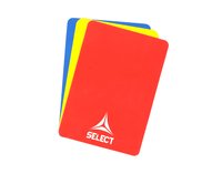 Karty pro rozhodčí Select Referee cards červená žlutá modrá Velikost: NS