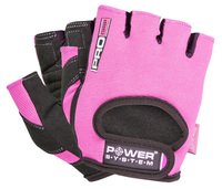 Fitness rukavice Power System Pro Grip růžová